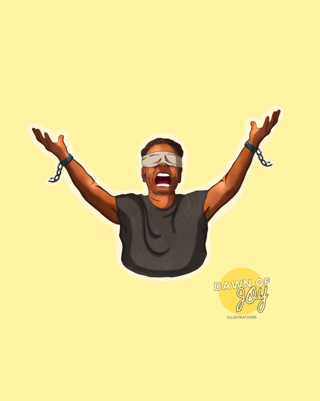 Illustrated Samson Vinyl Sticker