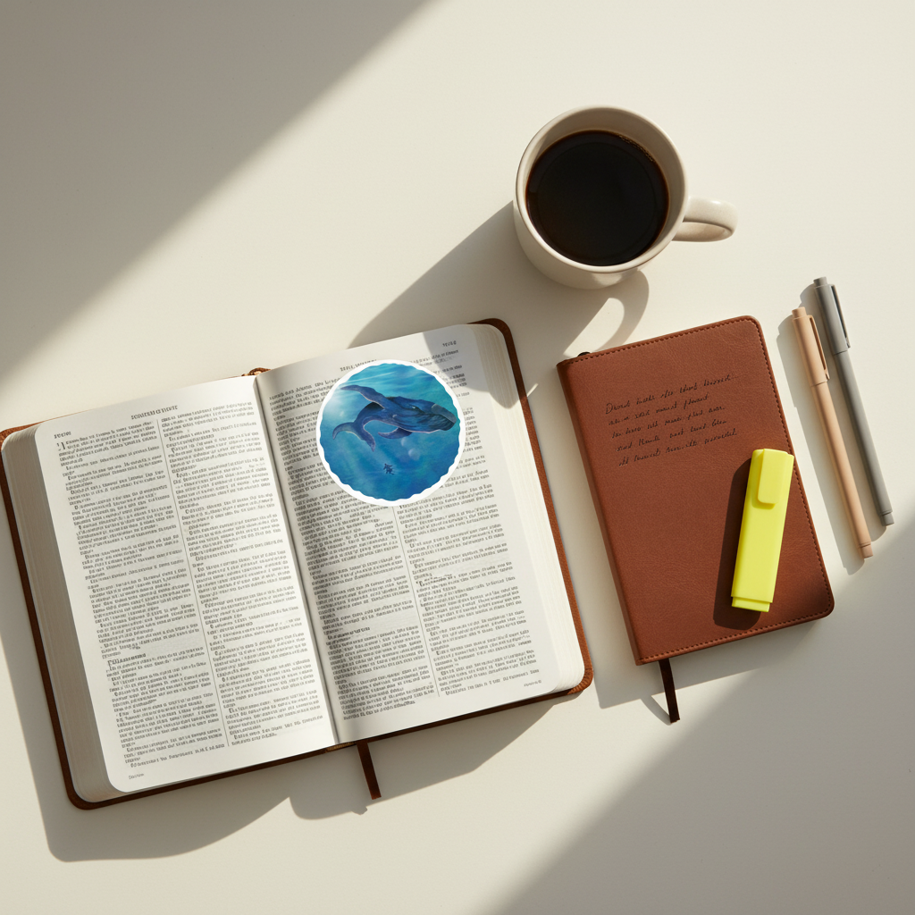 Illustrated Jonah Vinyl Sticker