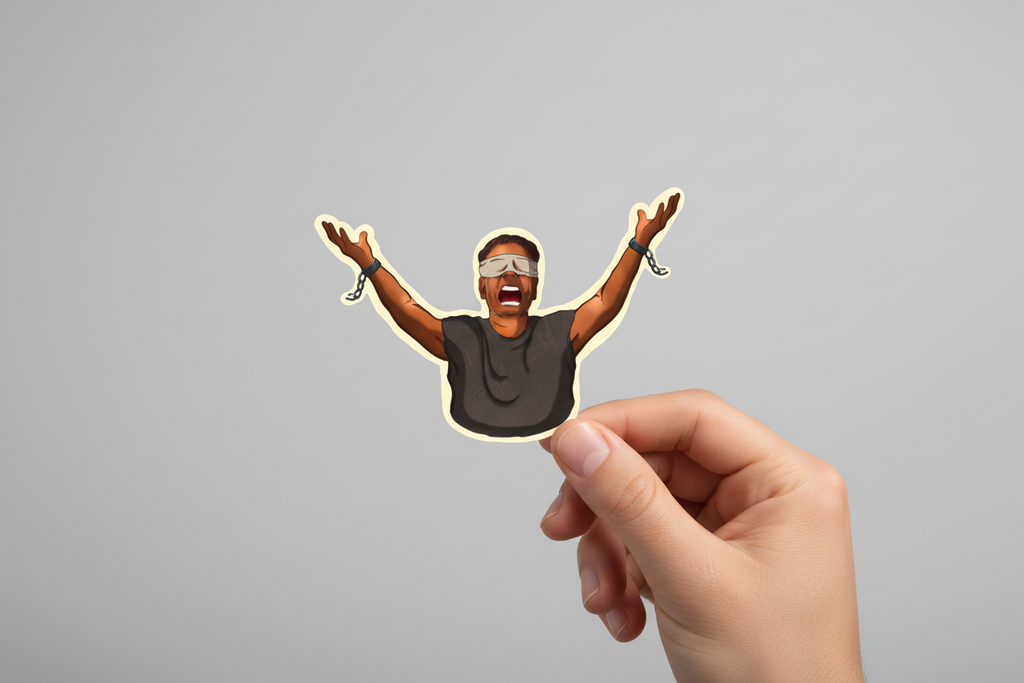 Illustrated Samson Vinyl Sticker