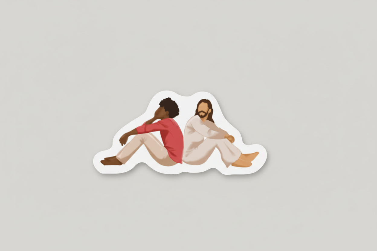 Illustrated Heavenly Presence Vinyl Sticker