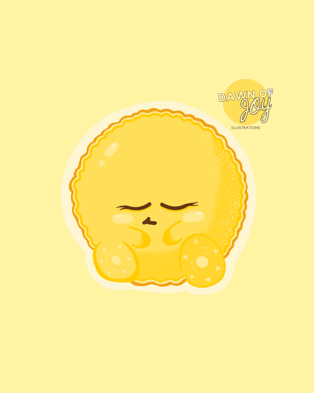 Dawn at Peace Vinyl Sticker